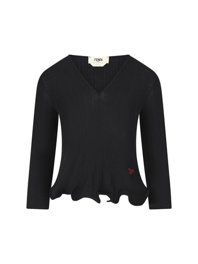 Maglia realizzata in lana vergine FS9741 AVFEF0GME FENDI 