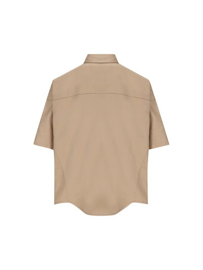 Camicia realizzata in cotone e lino. ML597EM906 C631 BRUNELLO CUCINELLI 