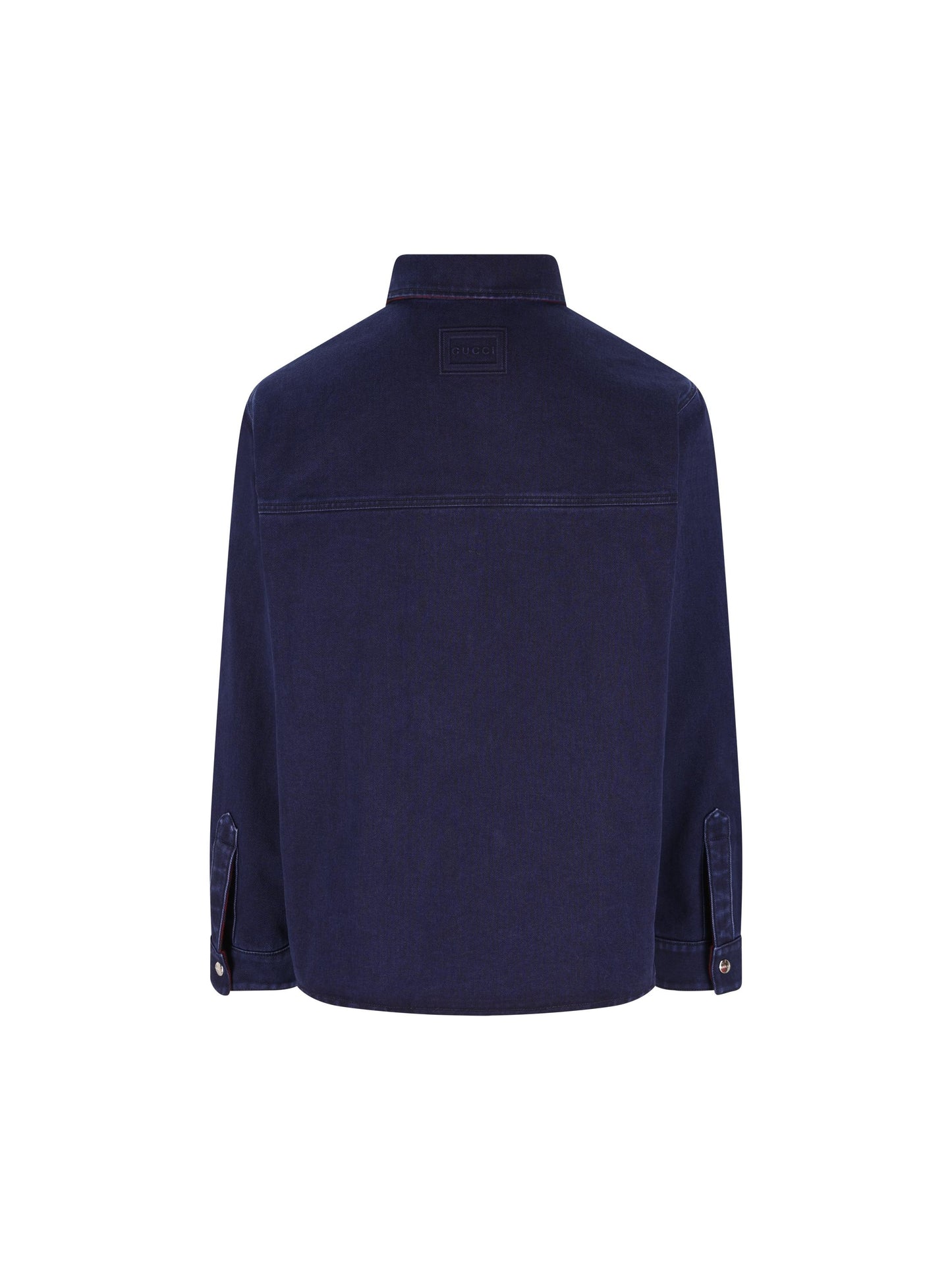 Camicia reversibile in denim e flanella 835282 XDDB64447 GUCCI 