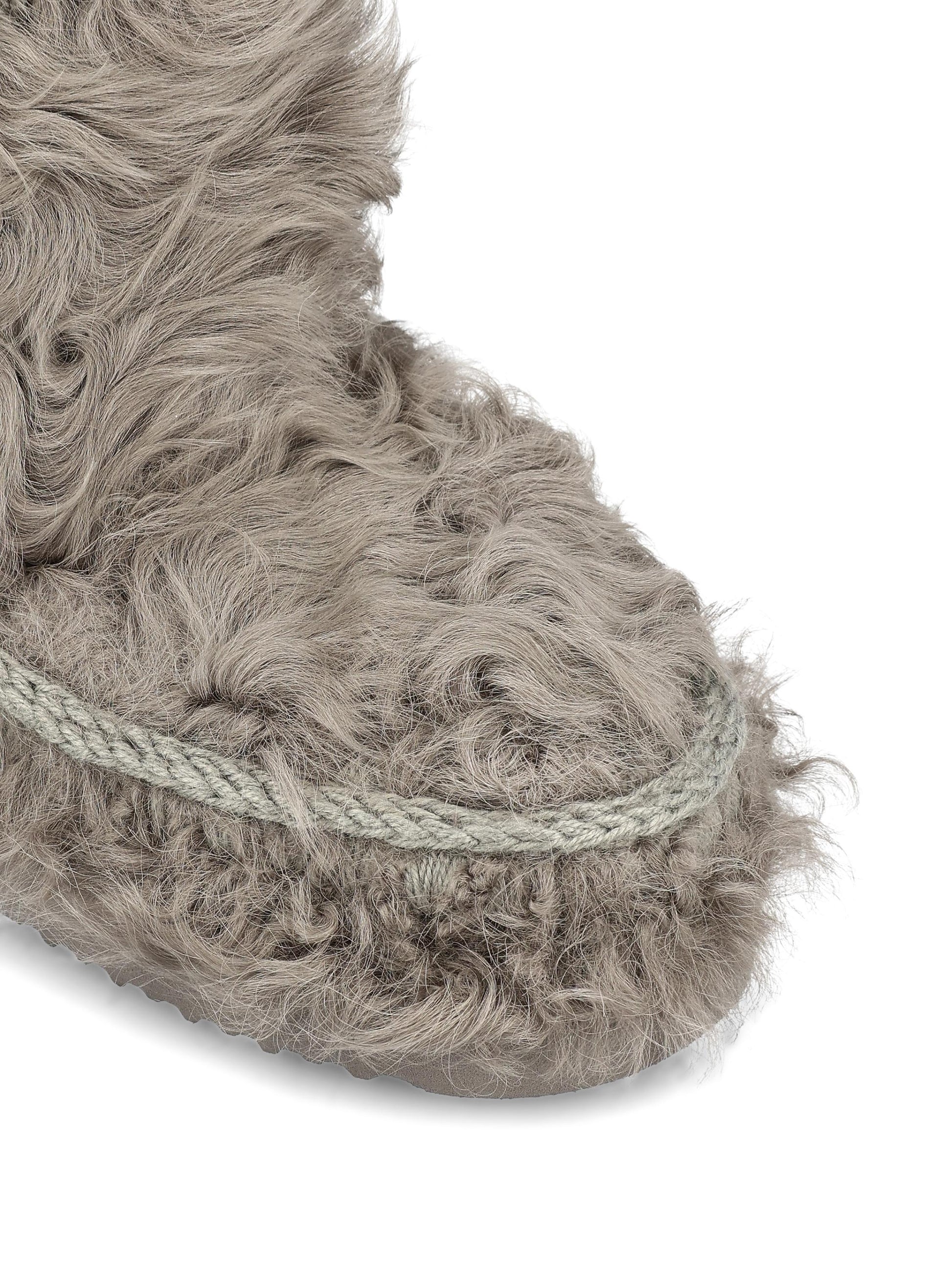 Stivali Eskimo in pelliccia di capra. FW101141M GRE MOU 