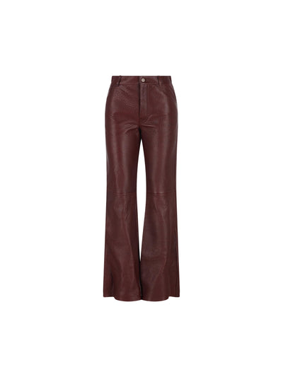 Pantaloni svasati in pelle di agnello. CH25WCP44217 55Y CHLOE' 