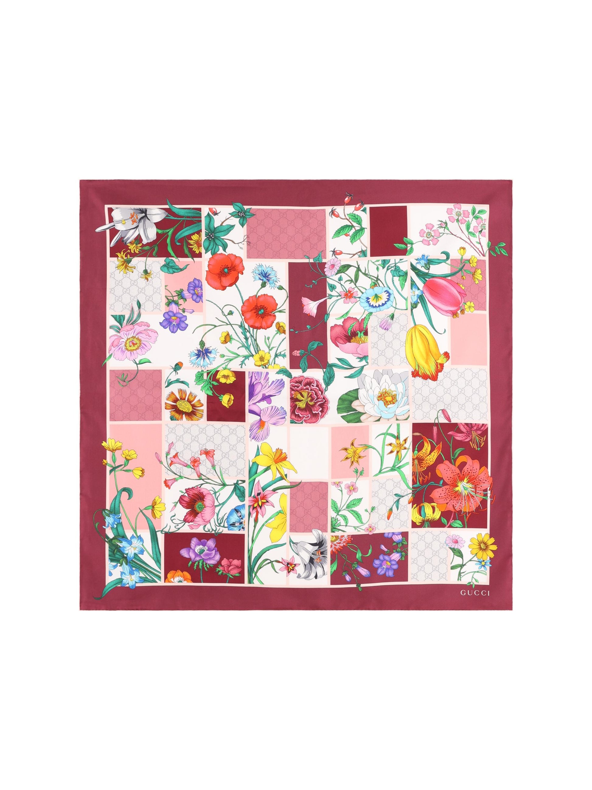 Foulard realizzato in seta. 850107 3G0015472 GUCCI 