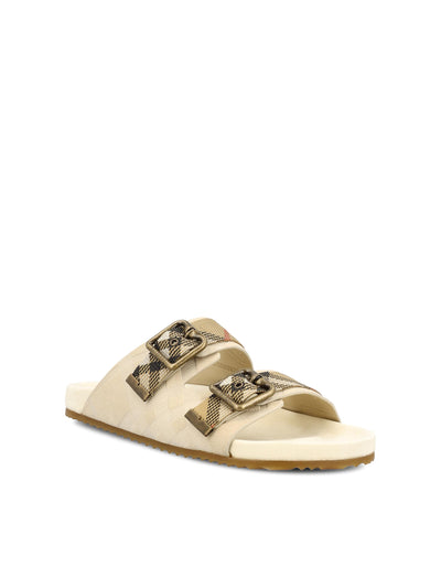 Sandali realizzati in pelle di vitello scamosciata. 8118612 C2918 BURBERRY 