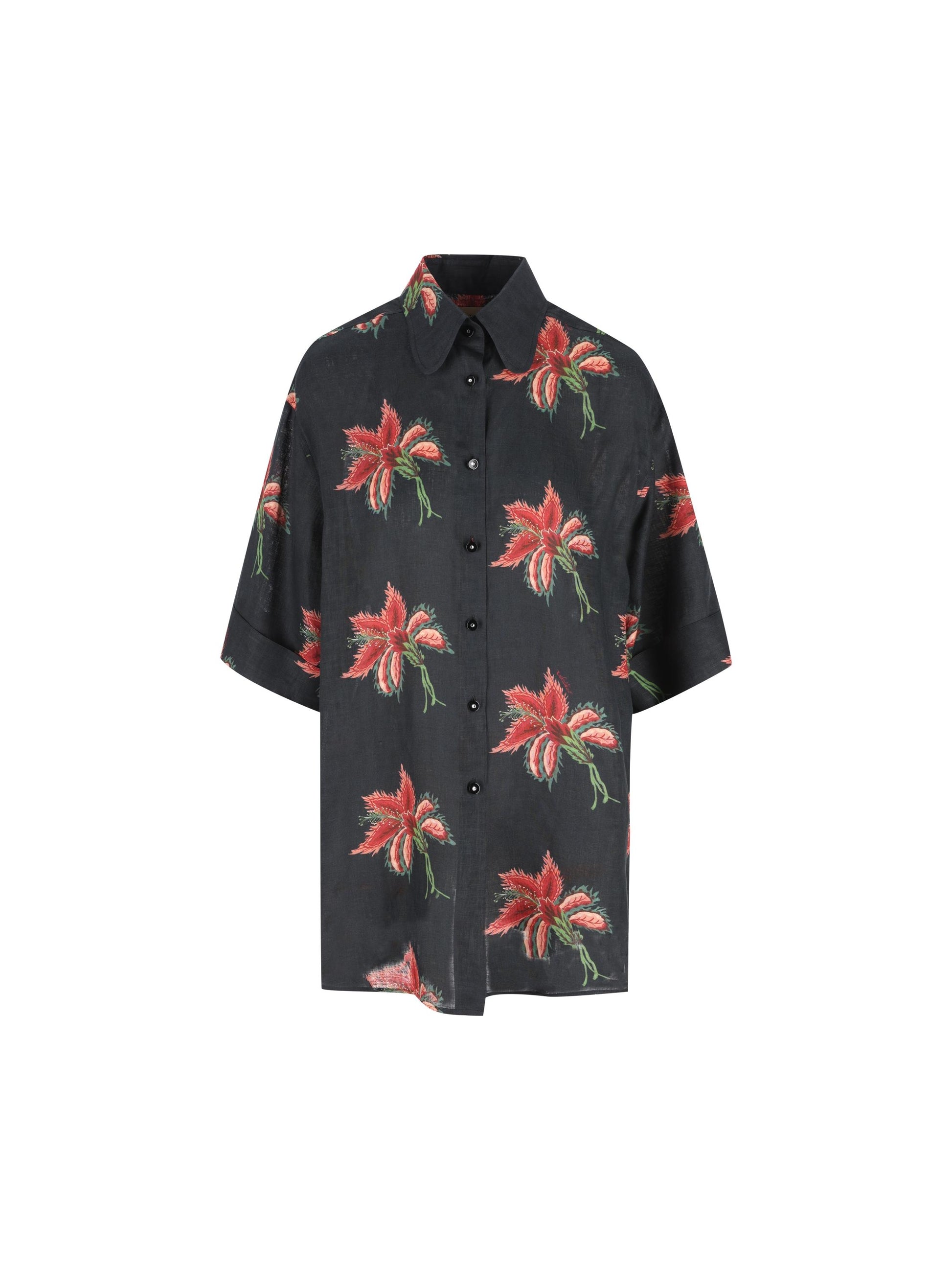 Camicia realizzata in lino. 8B3AA0F5A5M D5Y VALENTINO GARAVANI 