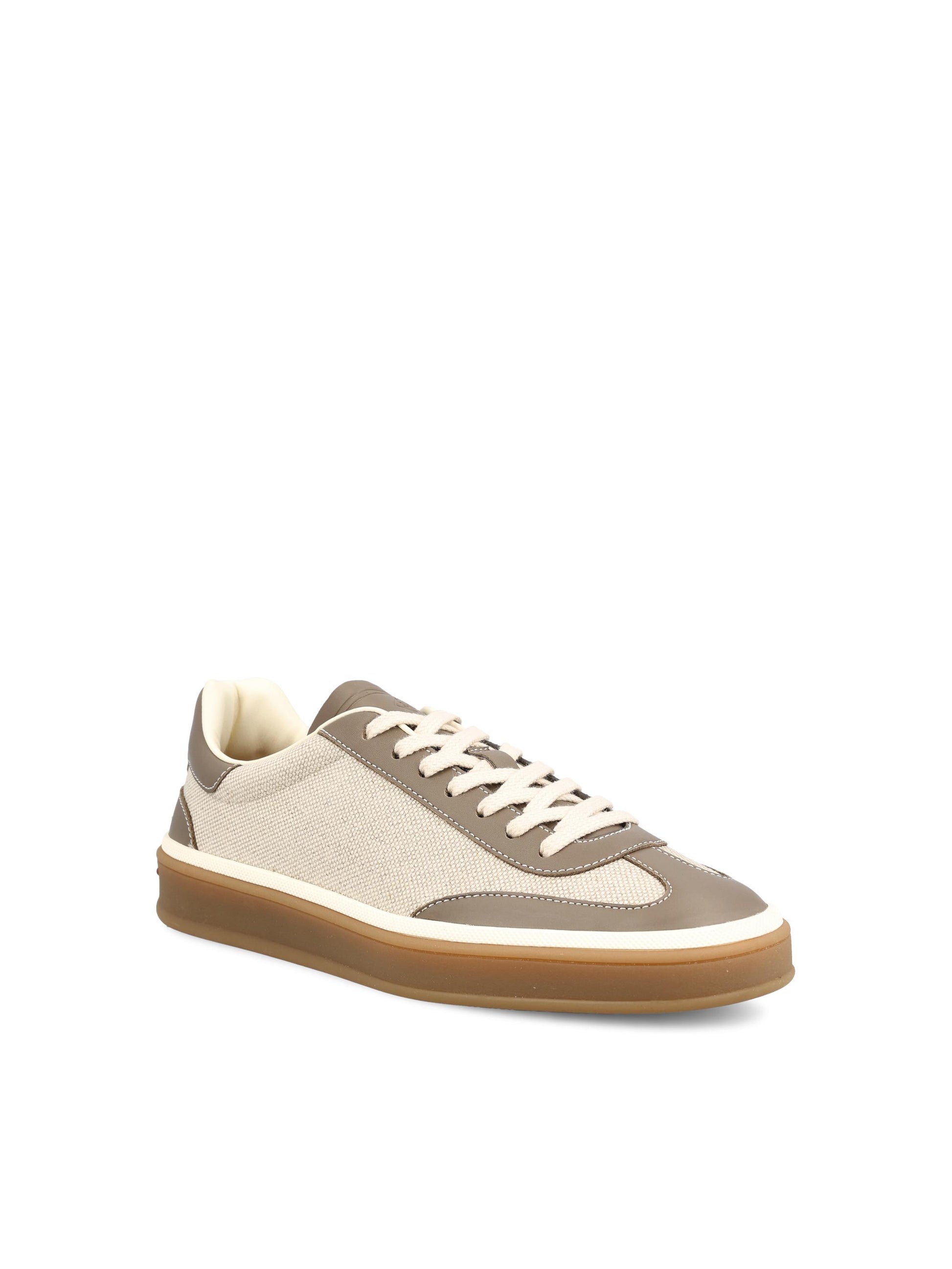 Sneakers realizzate in suede e lino. FSW0085 B5UH LORO PIANA 
