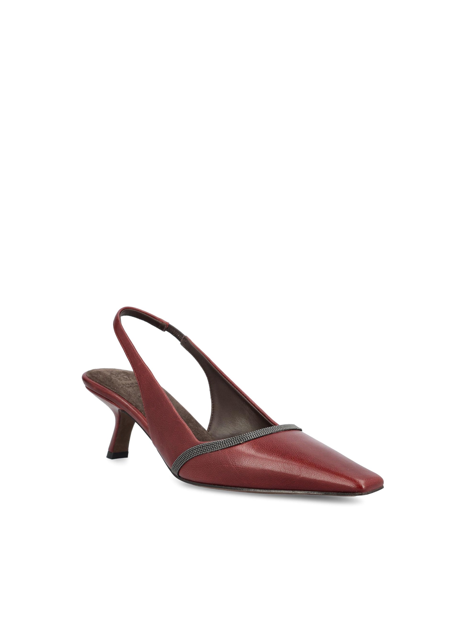 Slingback realizzate in pelle. MZORC3053P C4187 BRUNELLO CUCINELLI 