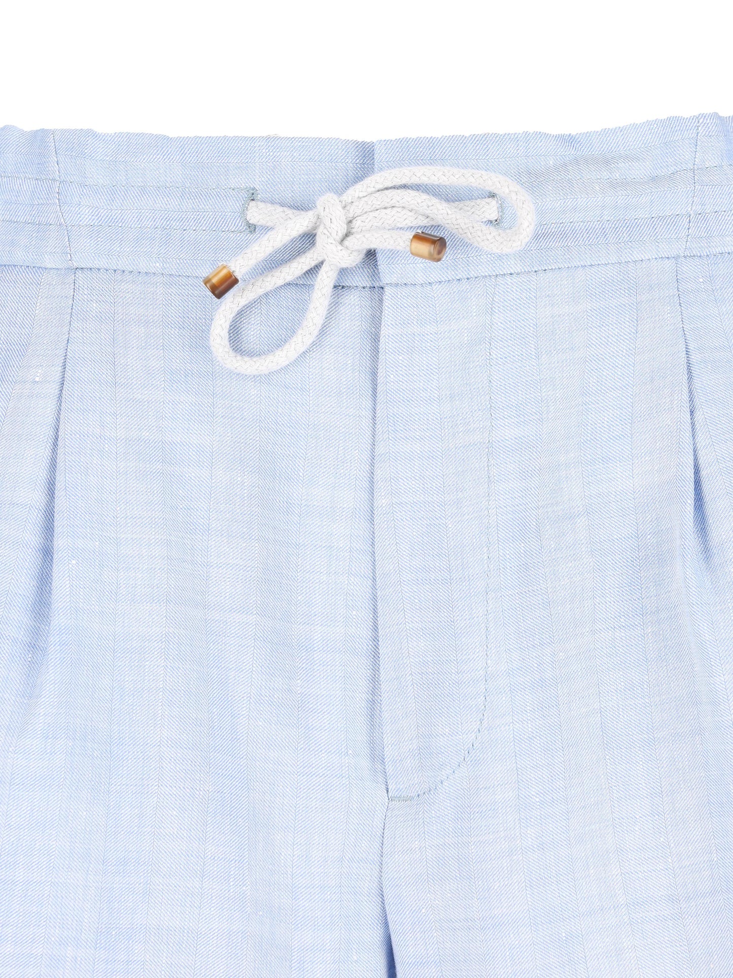 Shorts realizzati in lino e lana. MZ408U0020 C024 BRUNELLO CUCINELLI 