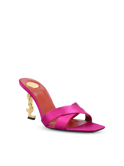 Mule realizzate in viscosa e seta. 818931 9QAB15518 SAINT LAURENT 