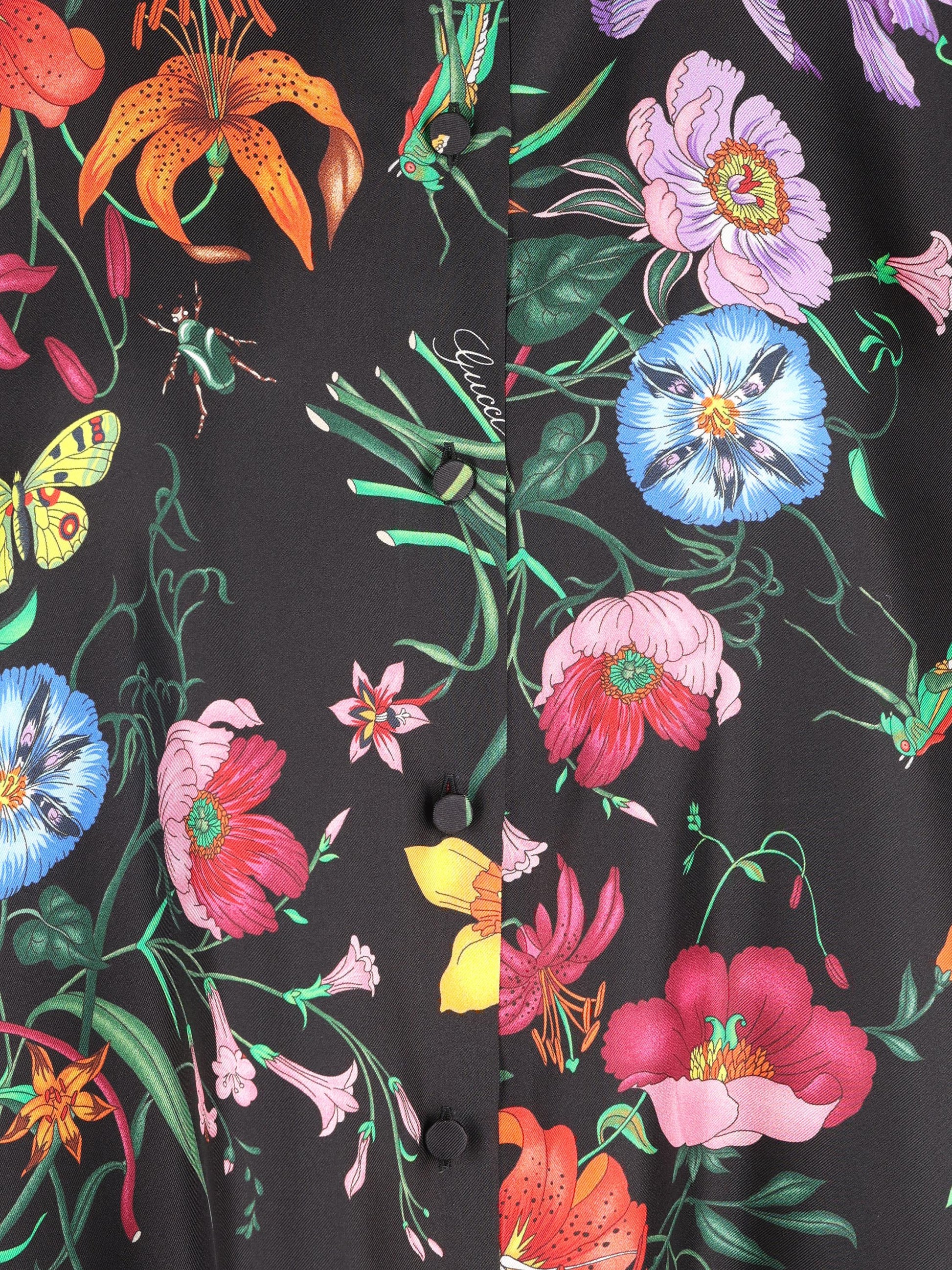 Camicia realizzata in seta. 864570 ZAUU81066 GUCCI 