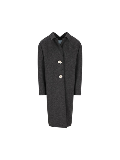 Cappotto realizzato in lana vergine. P674SY 18OYF0480 PRADA 
