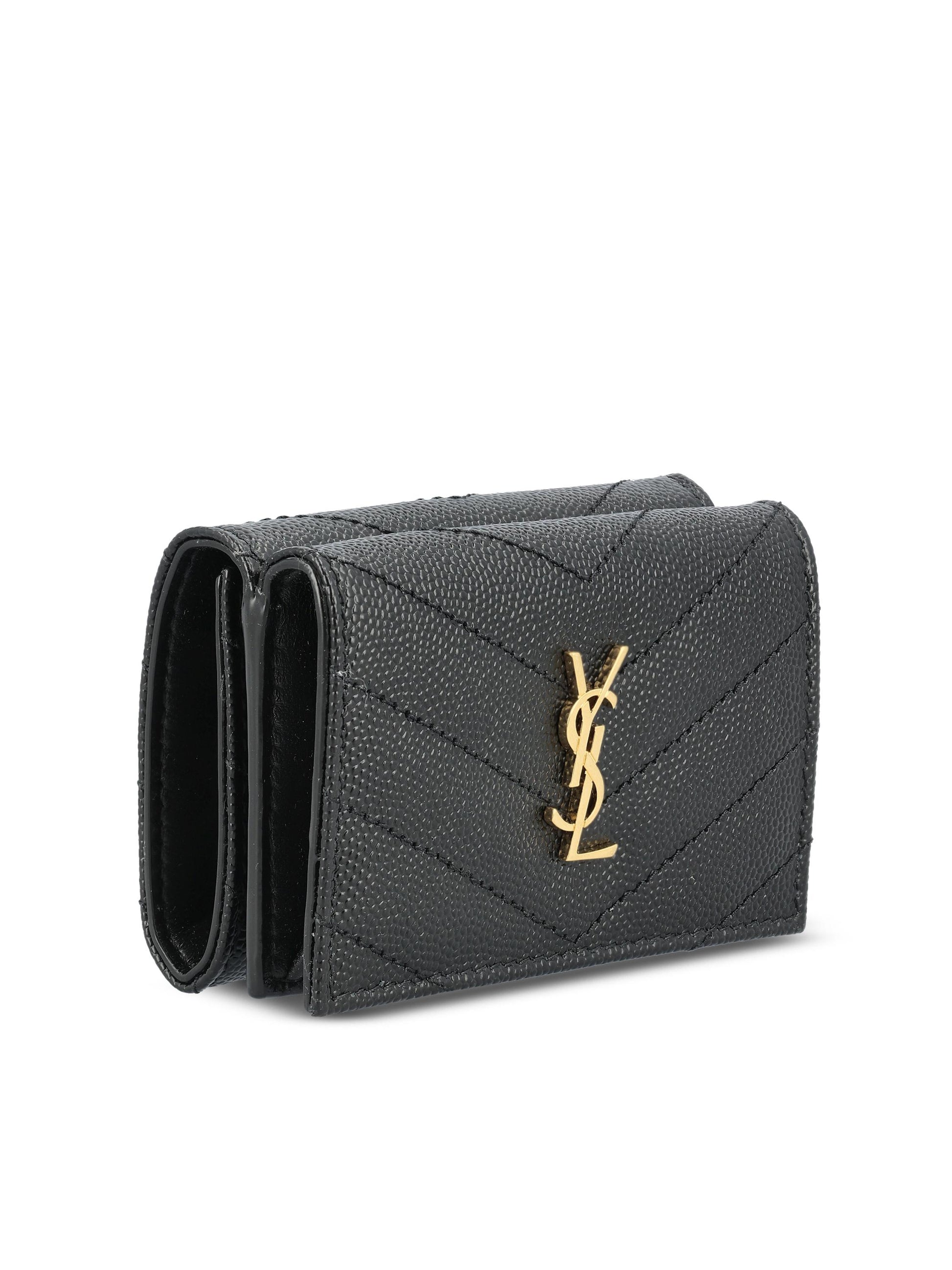Portafoglio realizzato in pelle. 668274 BOWA11000 SAINT LAURENT 