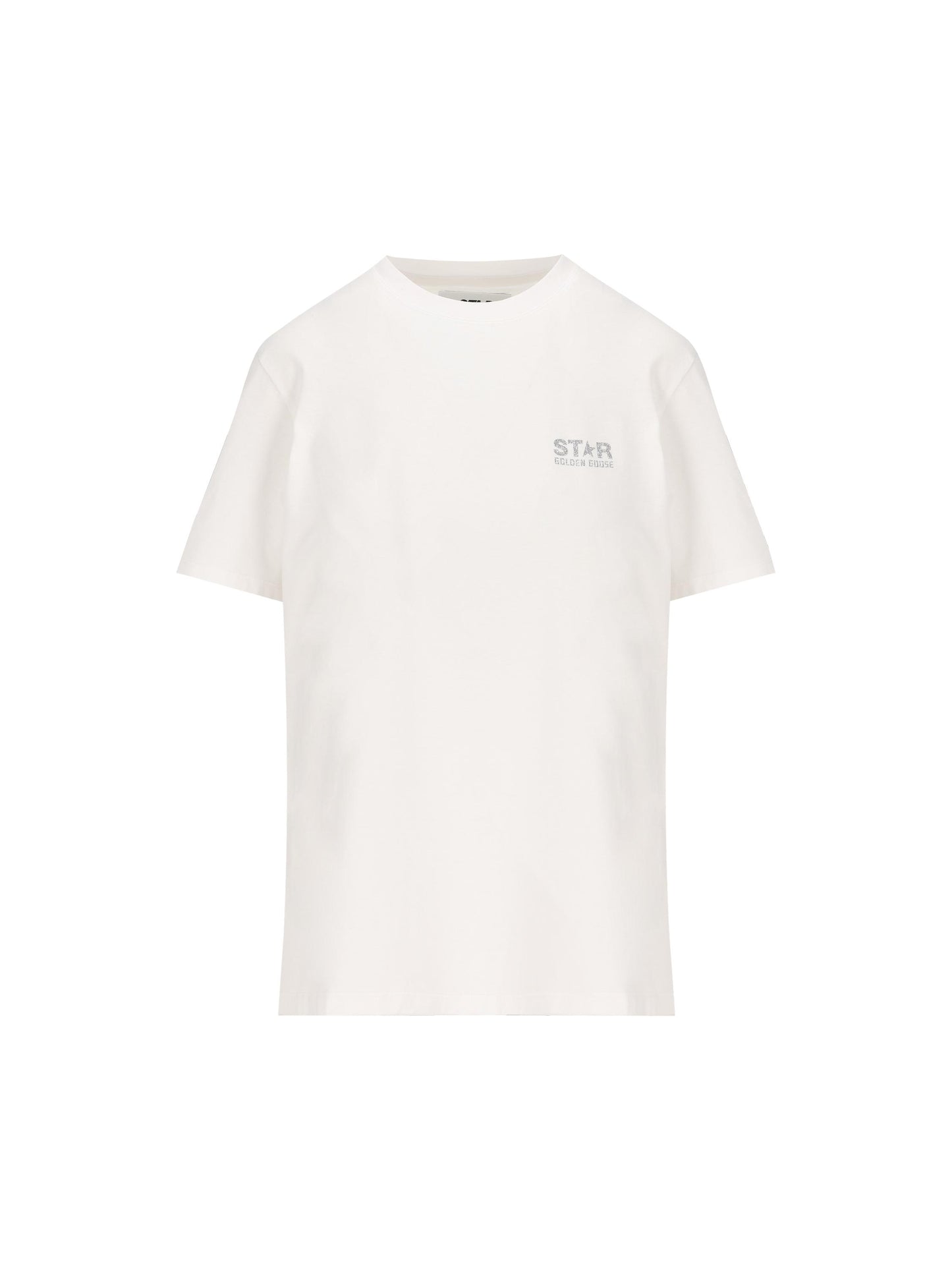 T-Shirt in cotone. GWP01220 P00059480185 GOLDEN GOOSE 