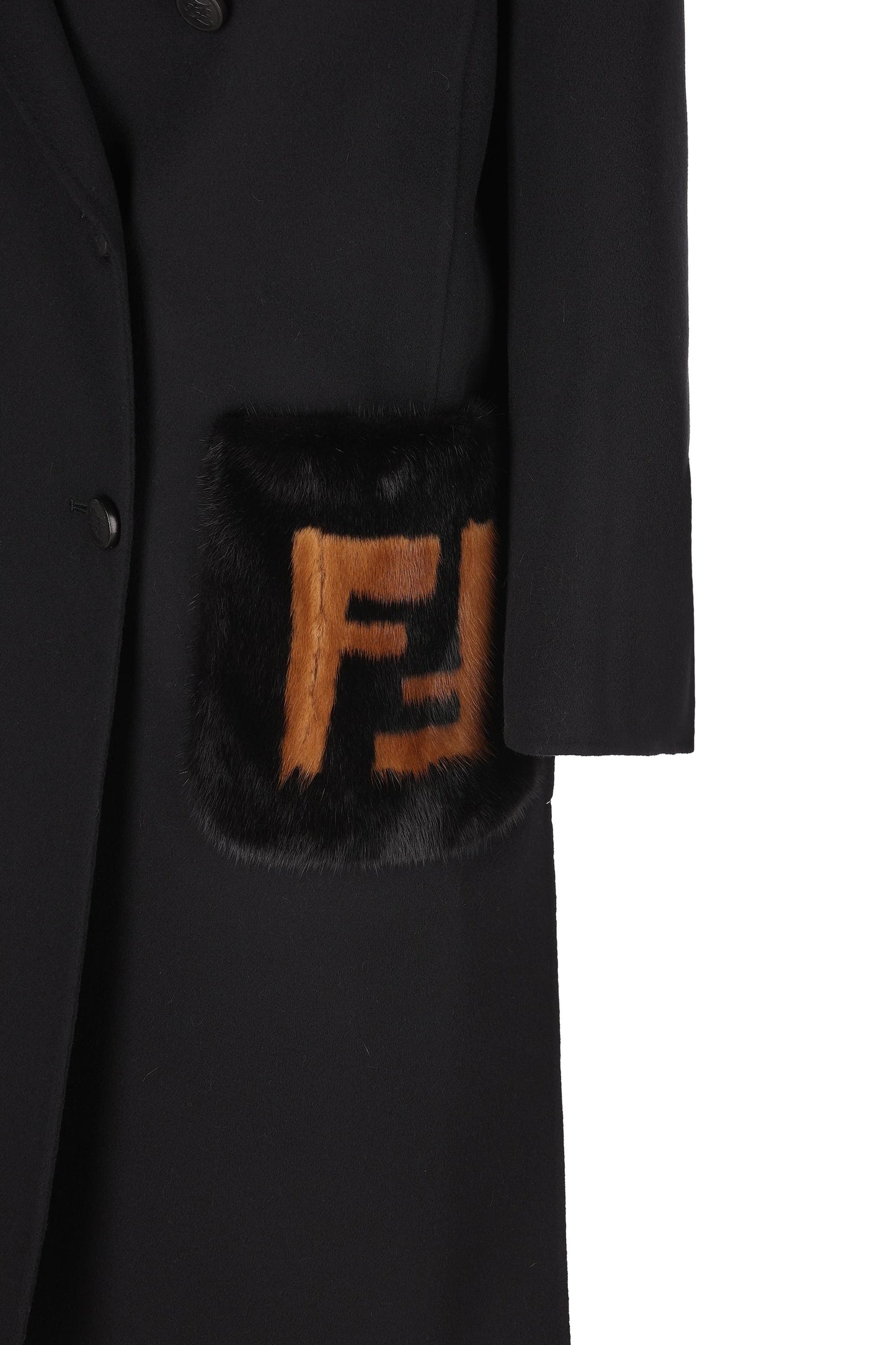 Cappotto realizzato in lana di tosa. FF8948 W1DF0GME FENDI 