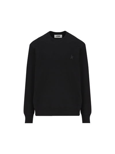 Felpa Archibald Collezione Star in cotone nero GMP01223 P00052590100 GOLDEN GOOSE 