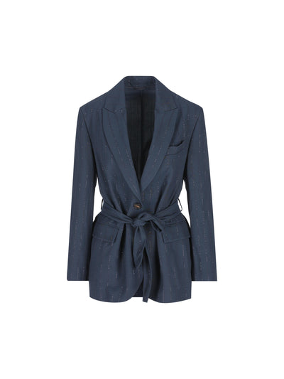 Giacca realizzata in viscosa e poliammide. ML5927367 C2061 BRUNELLO CUCINELLI 