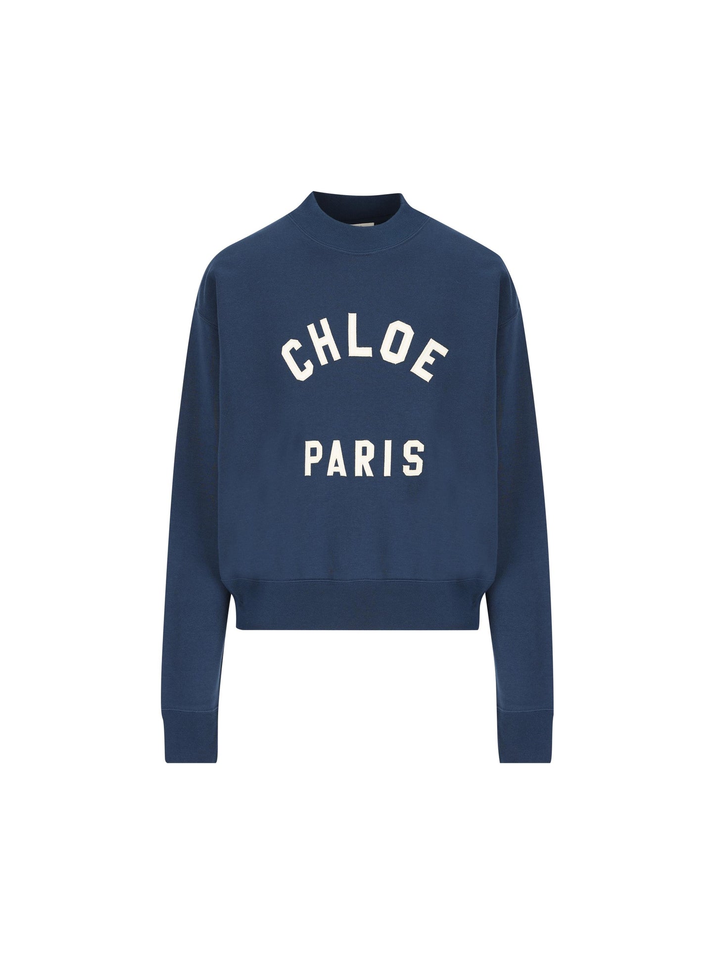 Pullover con collo a lupetto in pile di cotone. CH24AJH12192 4C6 CHLOE' 