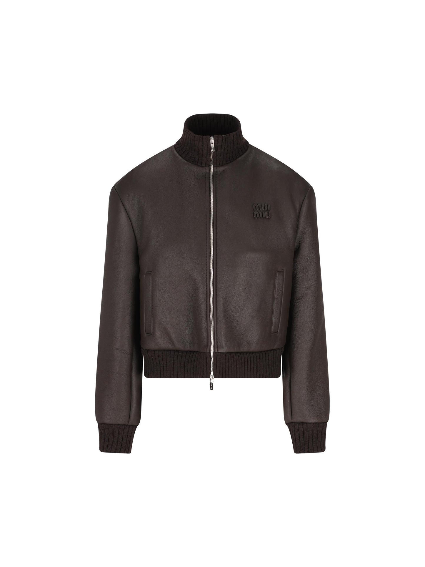 Giacca realizzata in pelle di montone. MPV961 172QF0003 MIU MIU 