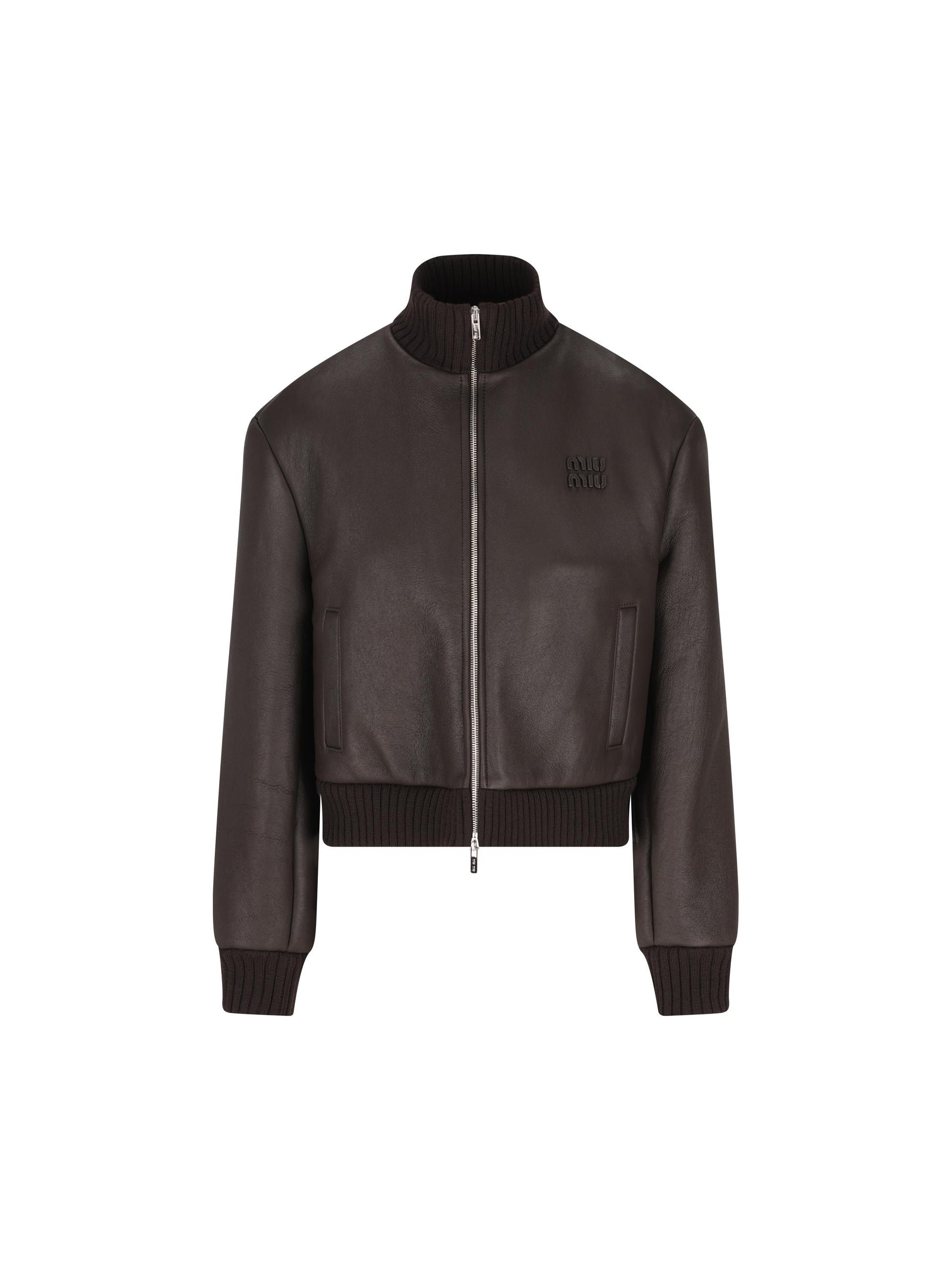 Giacca realizzata in pelle di montone. MPV961 172QF0003 MIU MIU 