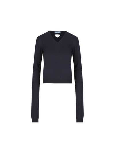 Maglia realizzata in lana vergine. P24Q2A 165PF0008 PRADA 