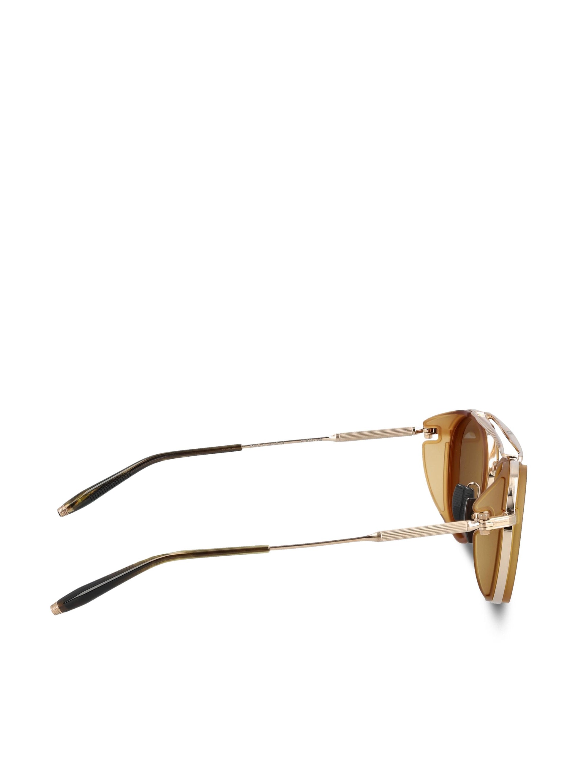 Occhiali da sole realizzati in titanio. AKS-501A-51 GLD - AMB AKONI 