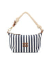 Pouch realizzata in cotone e pelle. 5NE841 2I0GF0B9P MIU MIU 