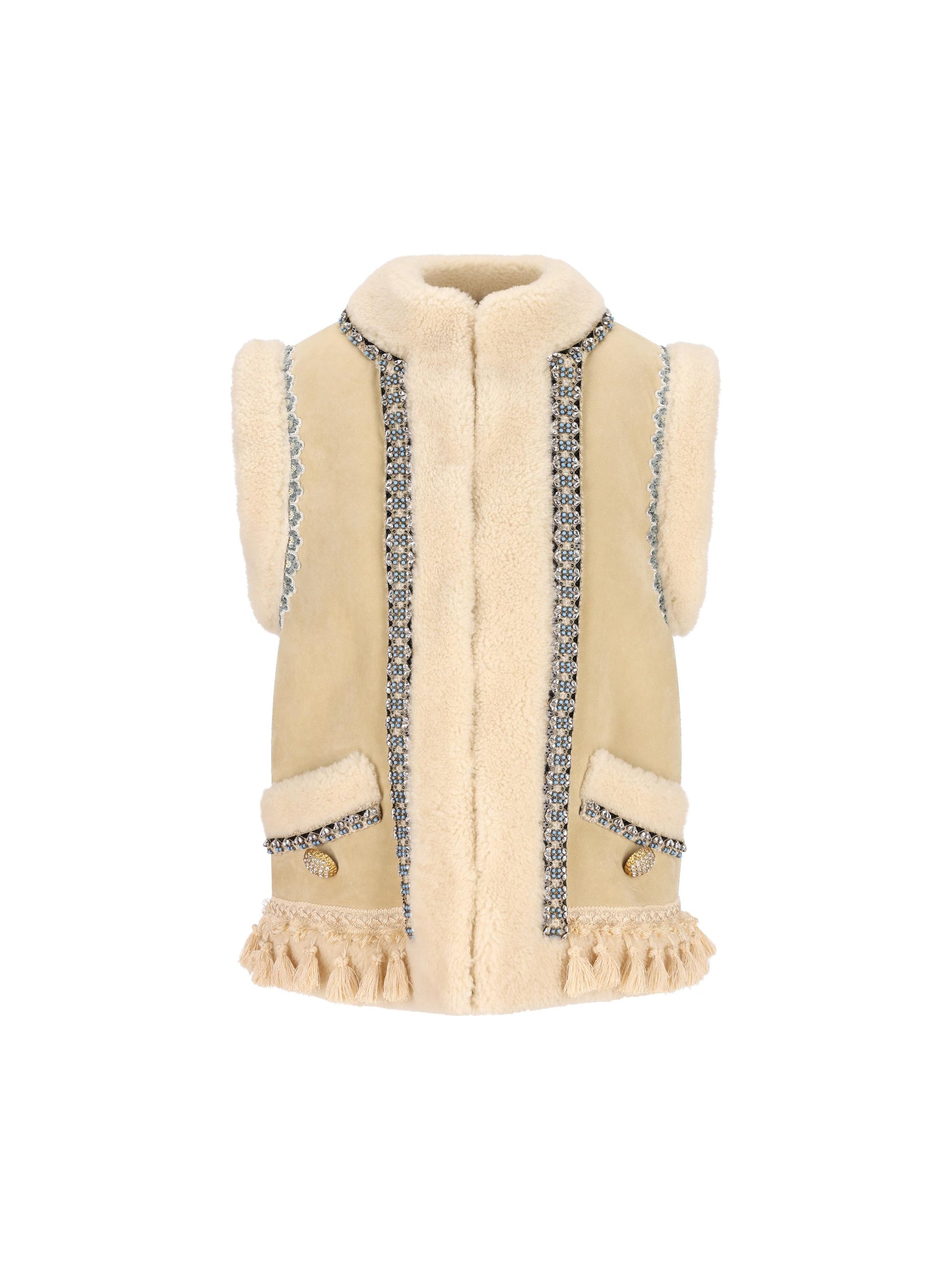 Gilet in pelle di agnello. 7B3NL00D9FC 094 VALENTINO GARAVANI 