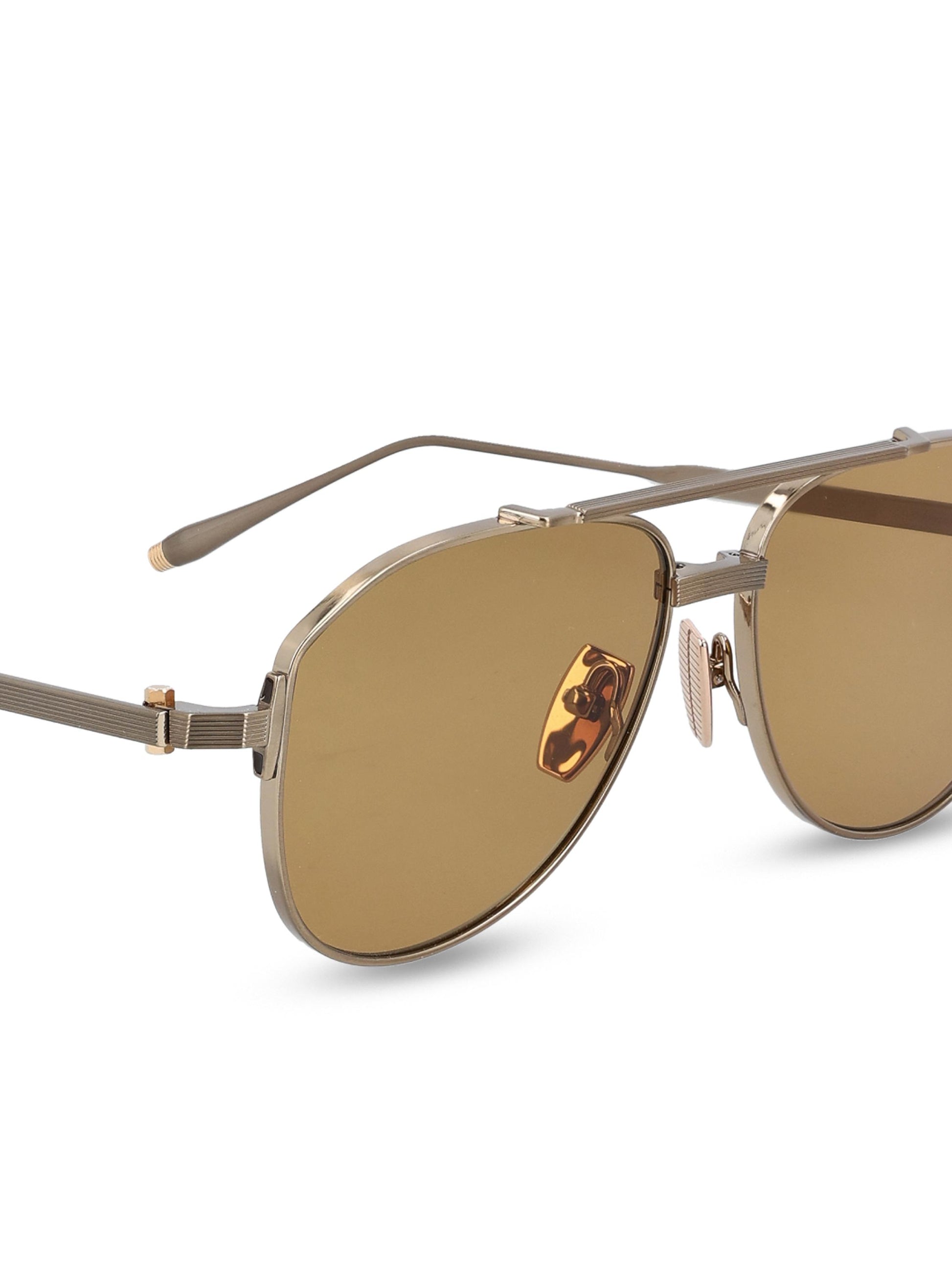 Occhiali da sole realizzati in titanio. AKS-521C-57 GLD - GLD AKONI 