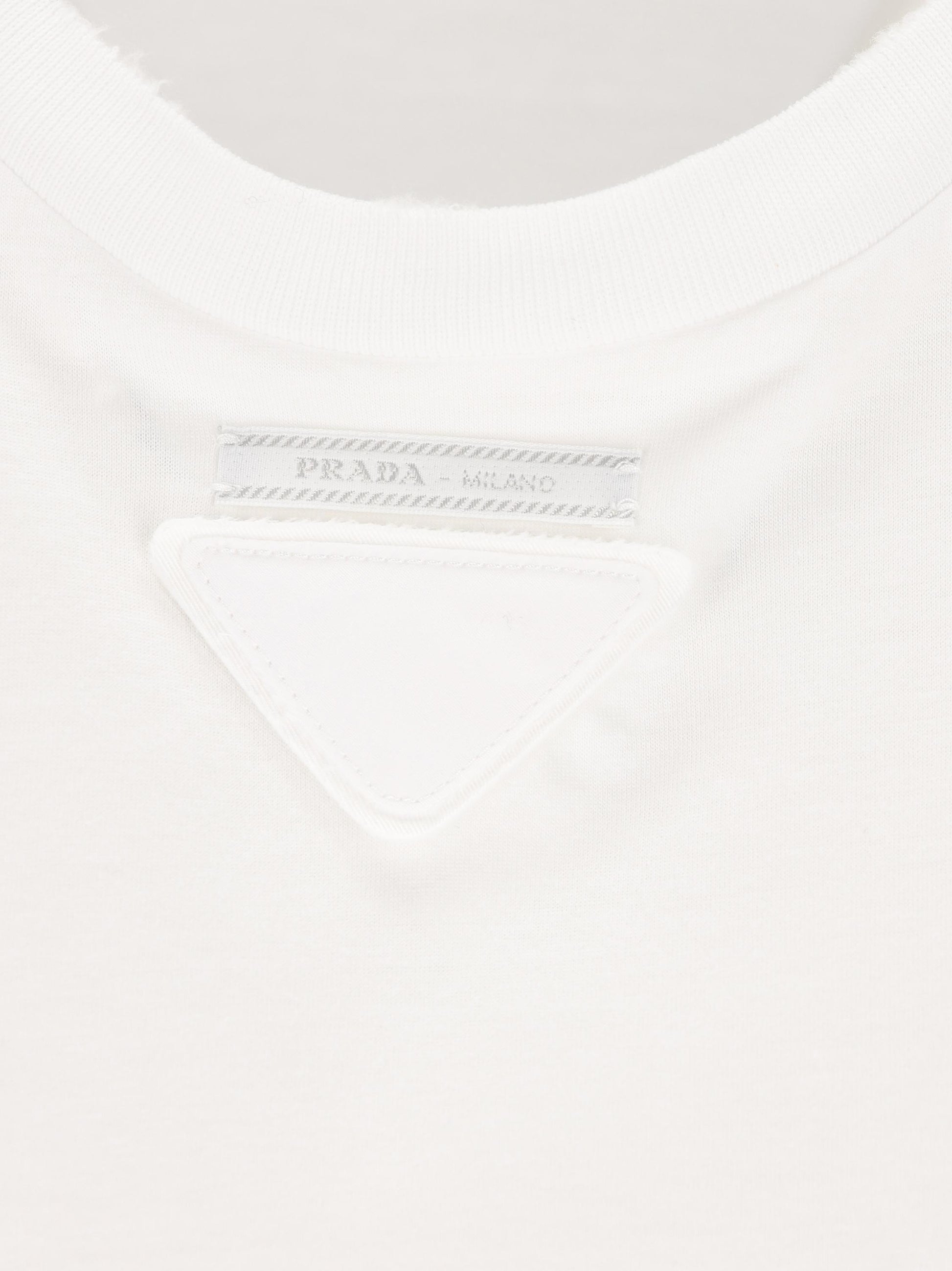 T-Shirt realizzata in jesey di cotone. 3569B 18QZF0009 PRADA 