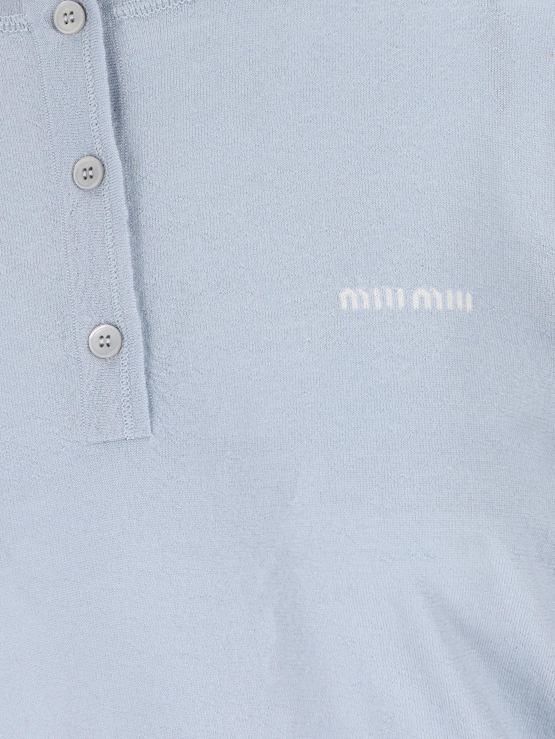 Maglia realizzata in cashmere. MML03A 176YF0012 MIU MIU 