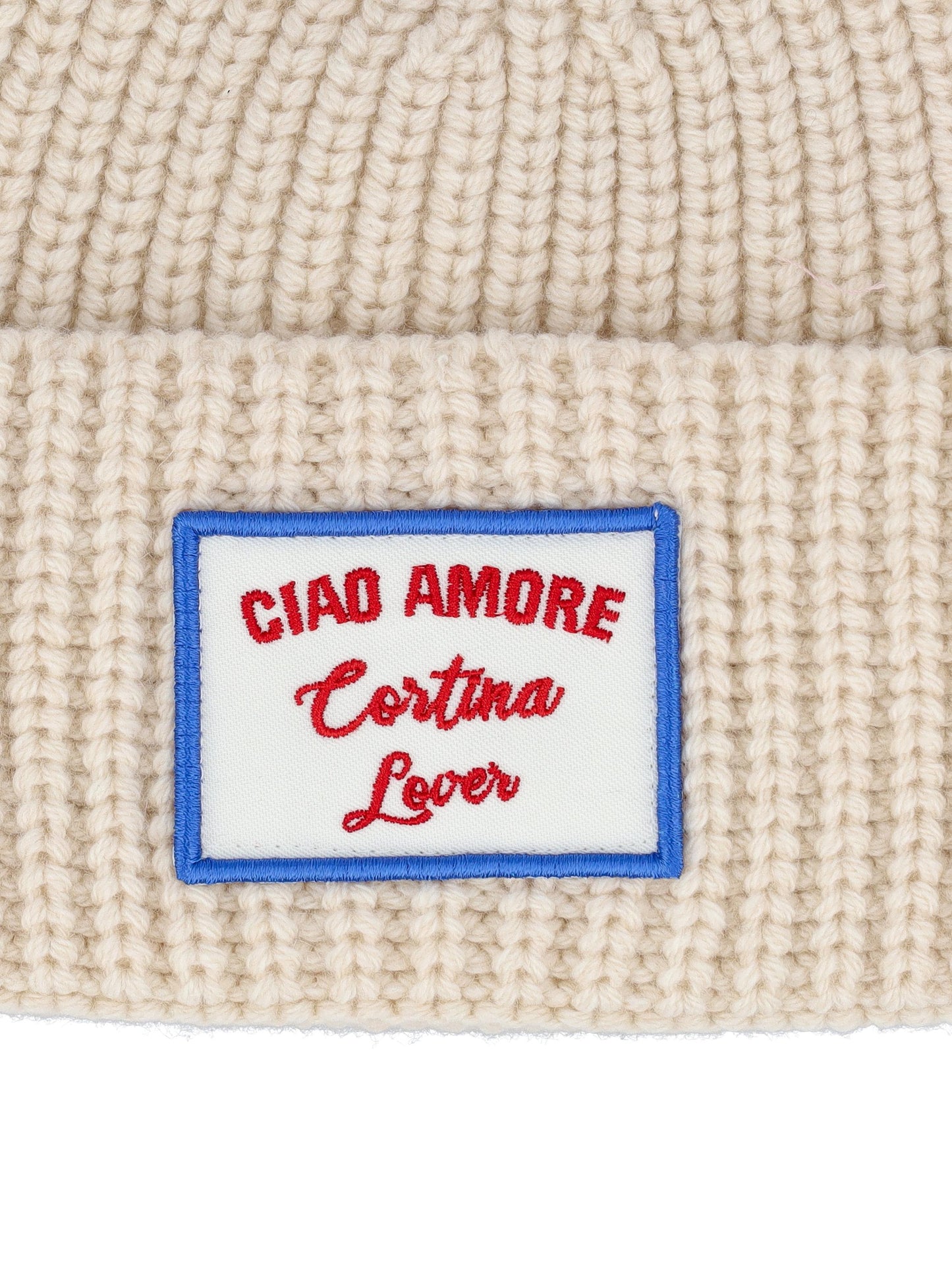 Cappello in lana e cashmere "Ciao Amore Cortina Lover" F25EM2831K 01 GIADA BENINCASA 