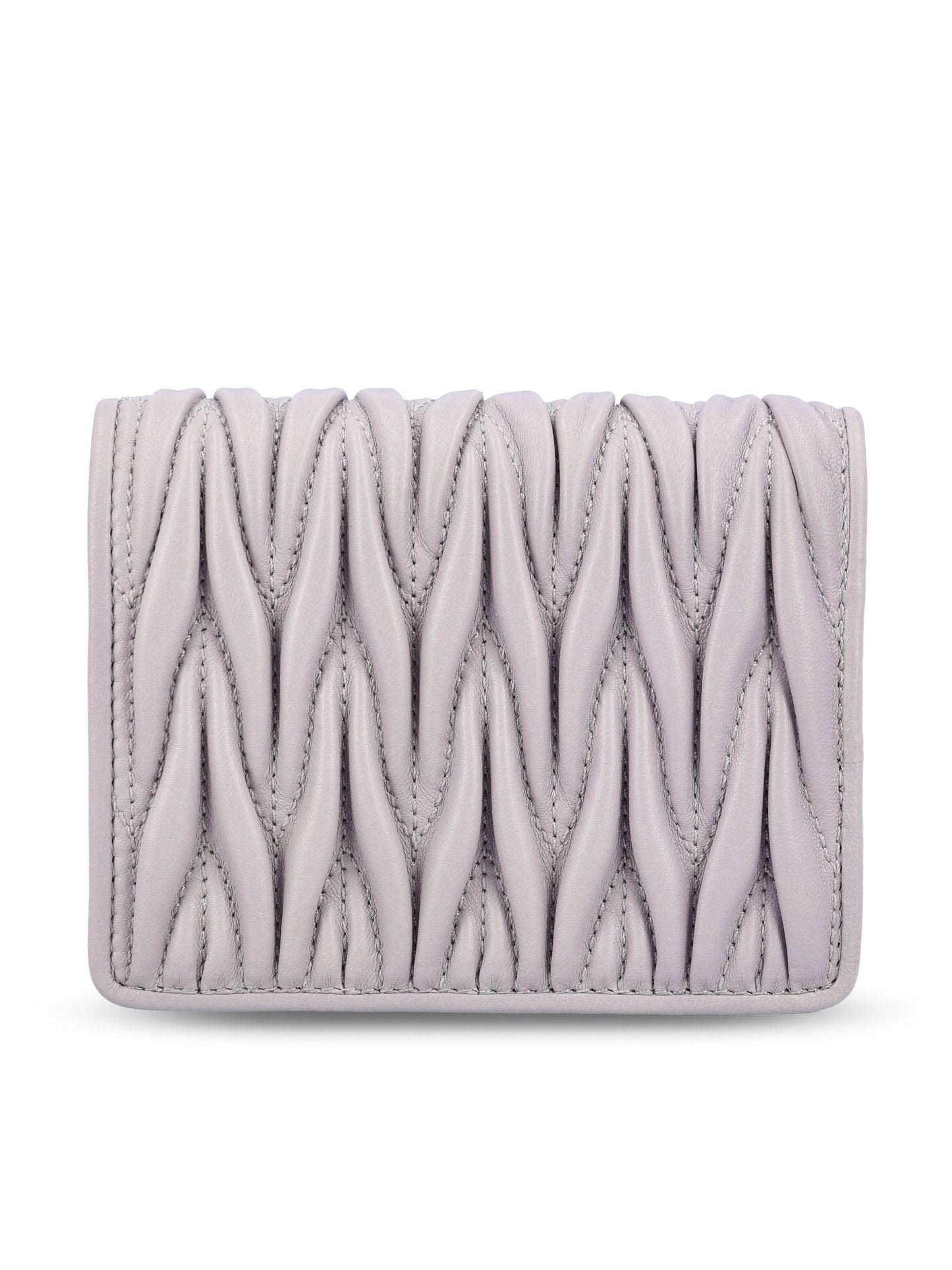 Portafoglio piccolo in nappa matelassé 5MV204 AFPPF0230 MIU MIU 