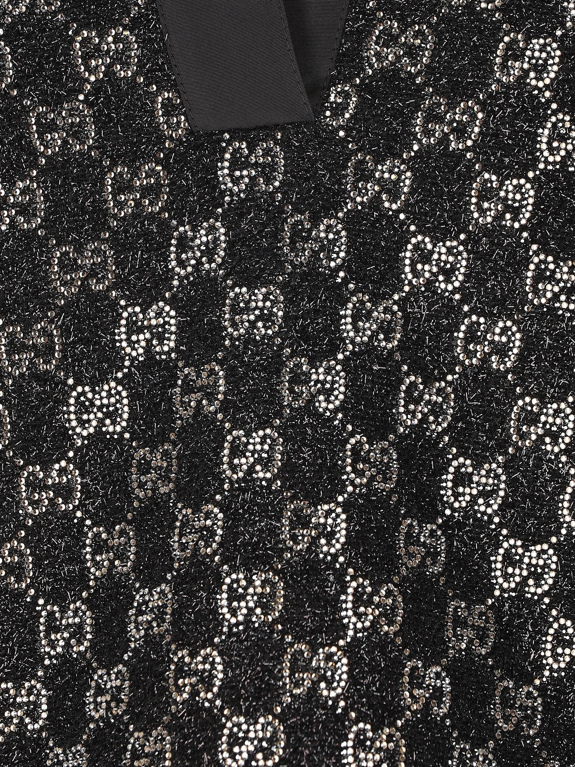 Maglia realizzata in viscosa e fibra metallizzata. 846682 ZARWY1000 GUCCI 