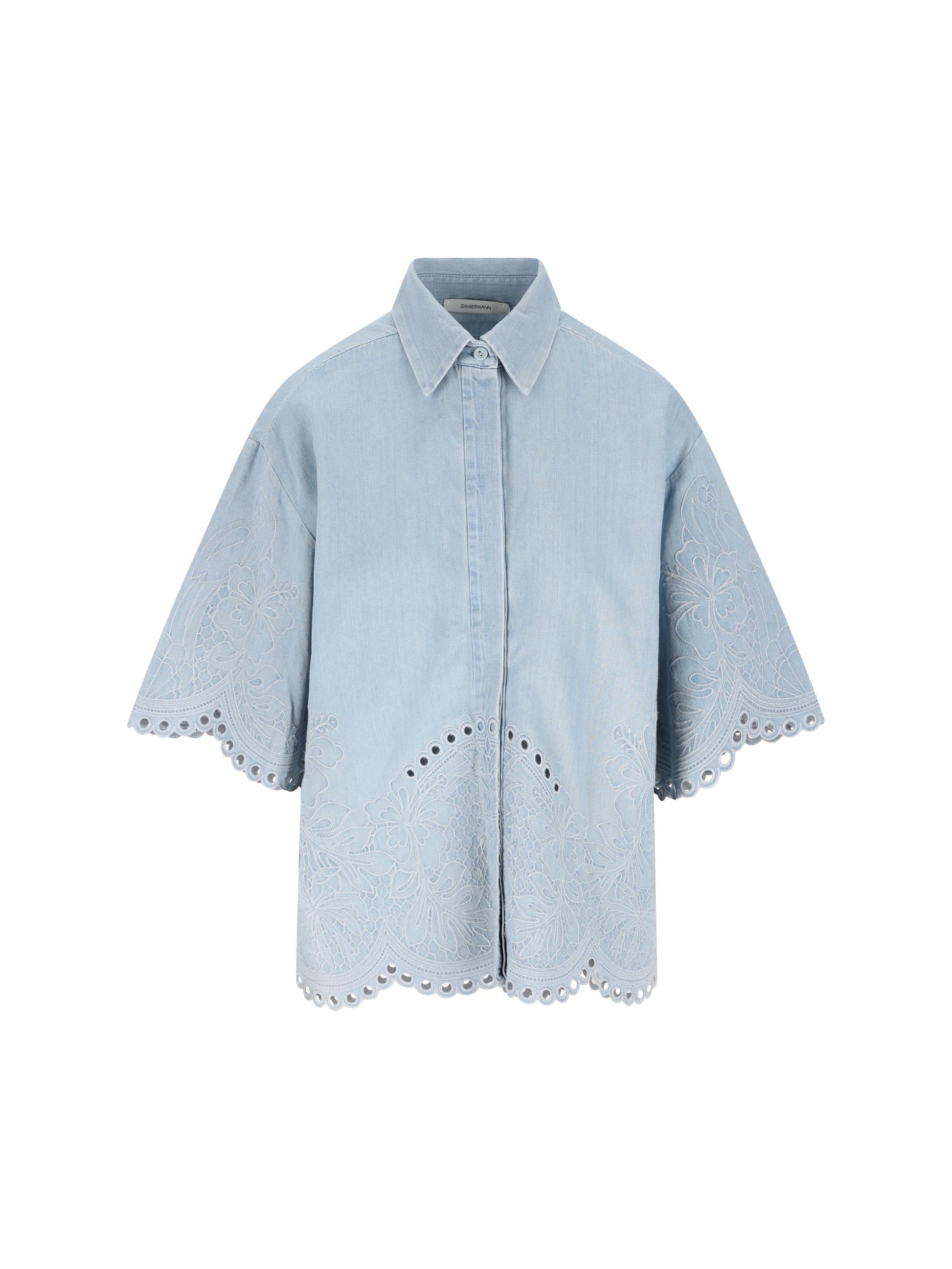 Camicia realizzata in denim. 7214TRS263 ICESTM ZIMMERMANN 