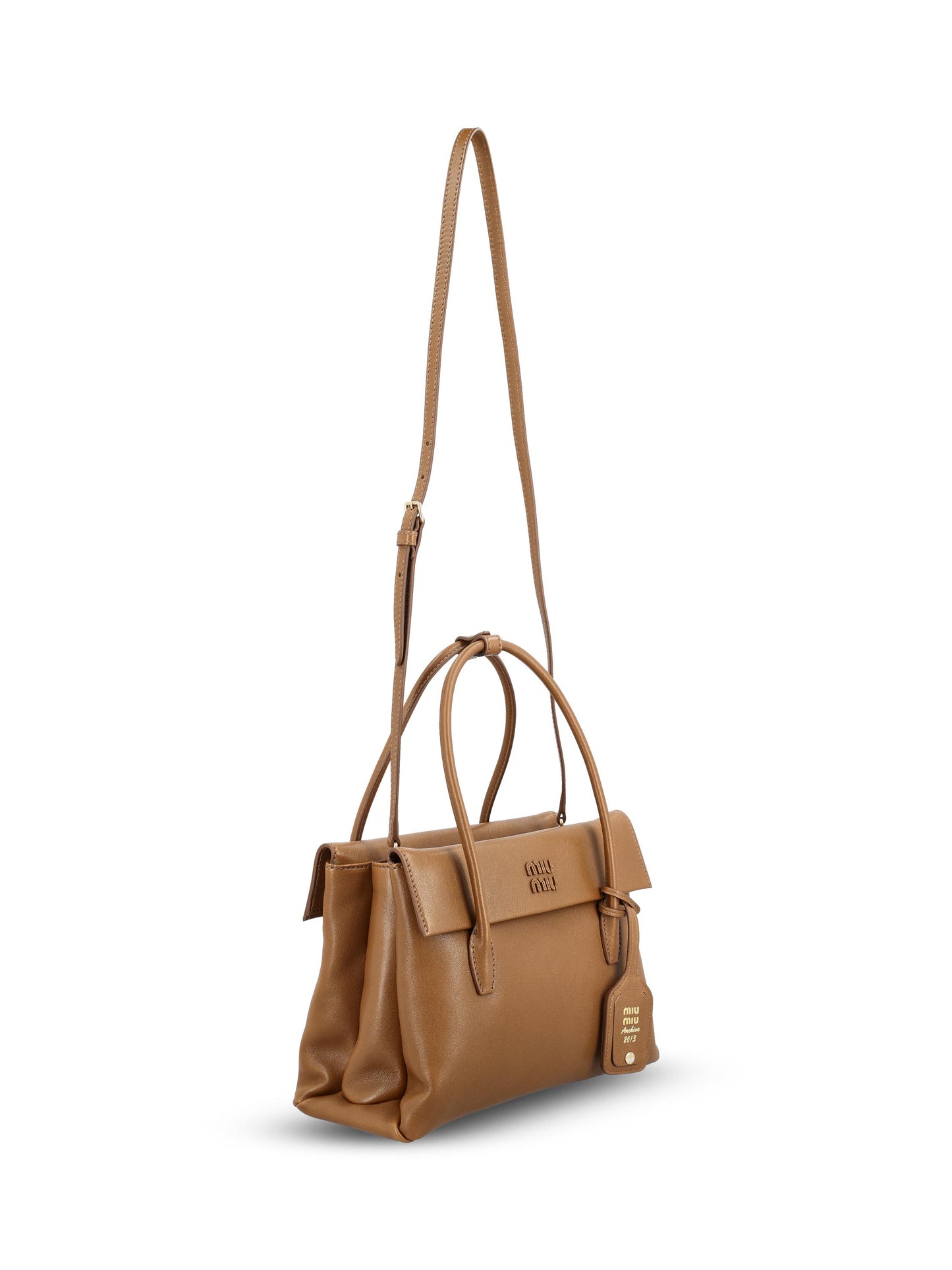 Borsa realizzata in pelle di agnello. 5BA302 2IFPF0039 MIU MIU 