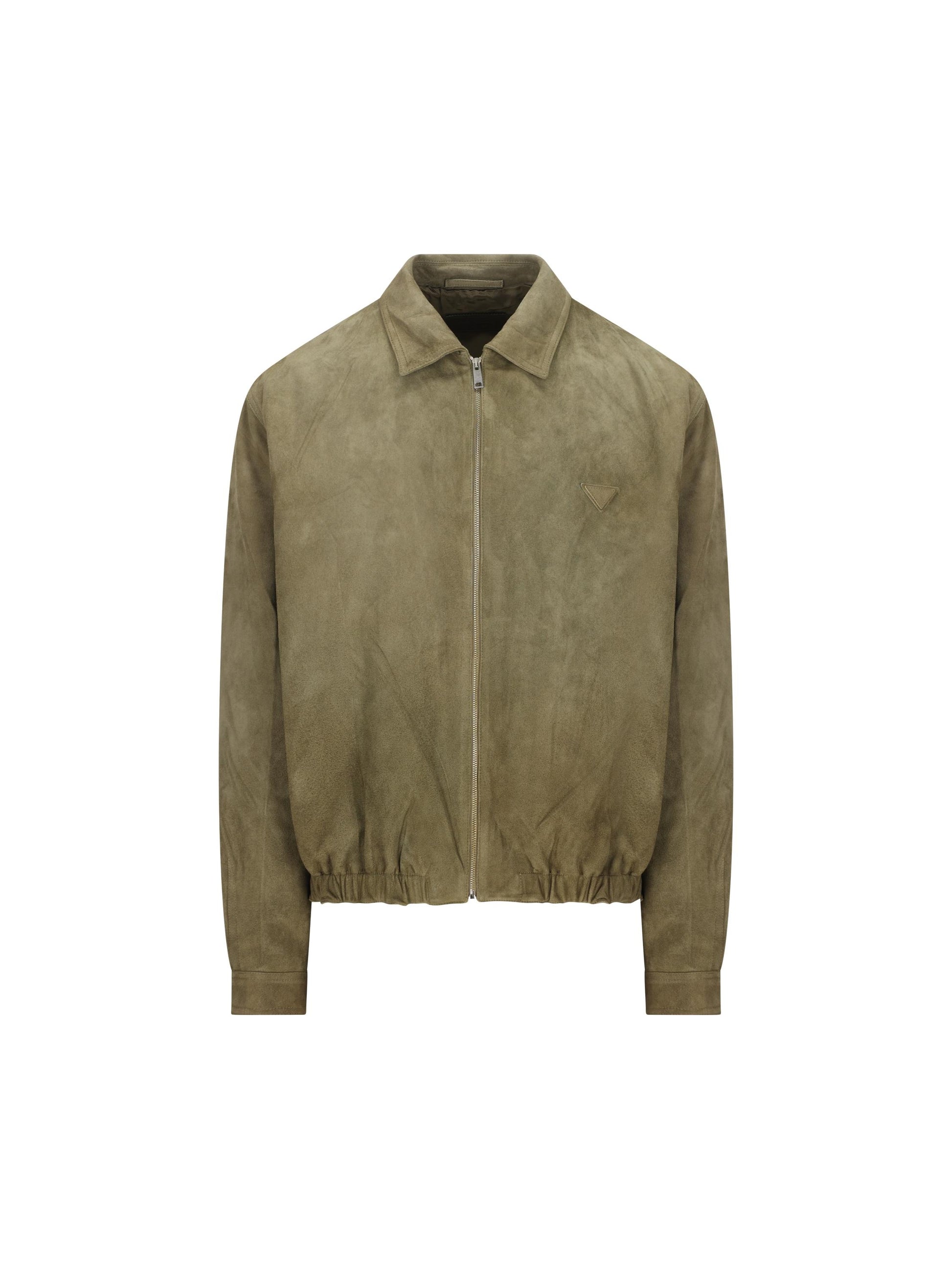 Giacca realizzata in pelle. UPW609 18OMF0092 PRADA 