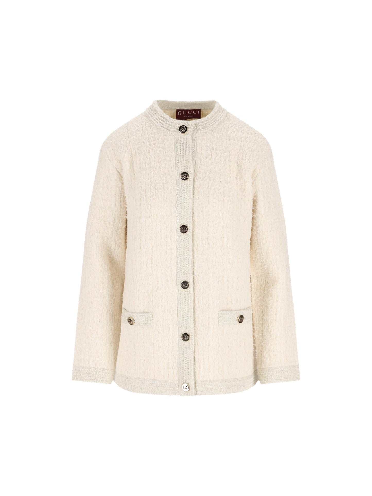 Cardigan realizzato in lana e poliammide. 851946 XKFAR9943 GUCCI 