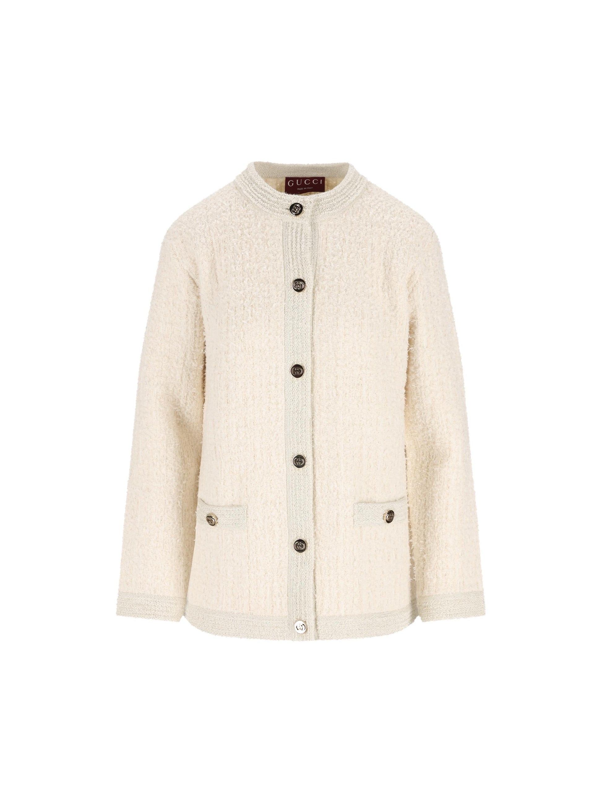 Cardigan realizzato in lana e poliammide. 851946 XKFAR9943 GUCCI 