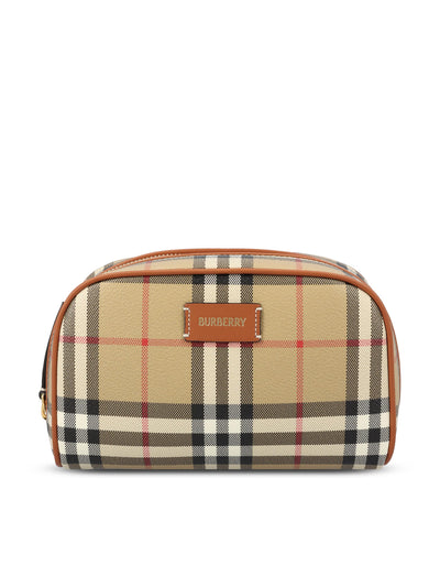 Pouch realizzata in misto cotone 8109811 A9534 BURBERRY 