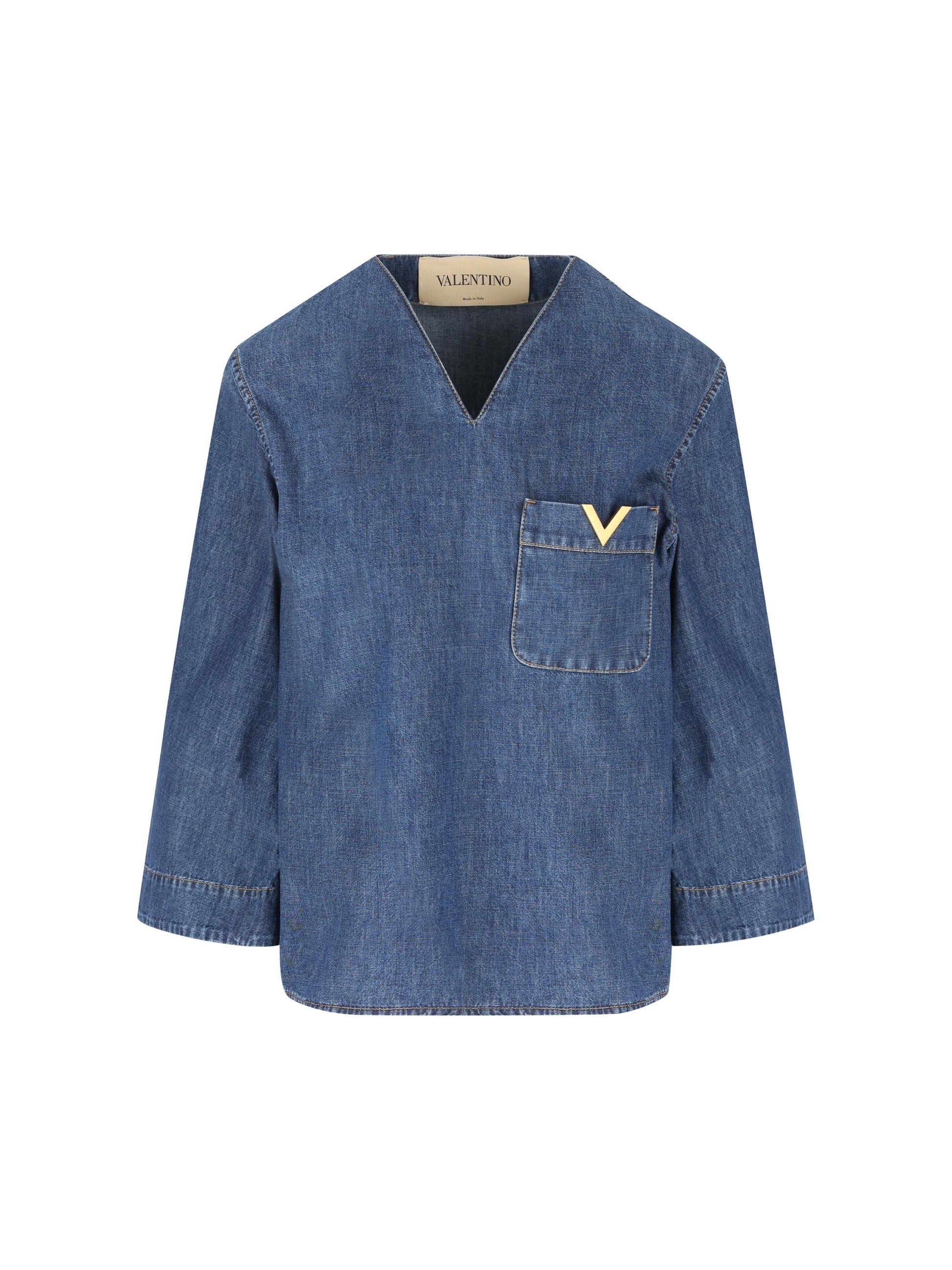 Camicia realizzata in cotone. 8B3DB03L9YA 558 VALENTINO GARAVANI 