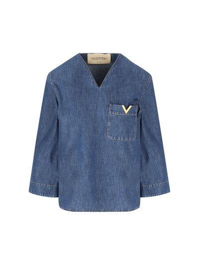 Camicia realizzata in cotone. 8B3DB03L9YA 558 VALENTINO GARAVANI 