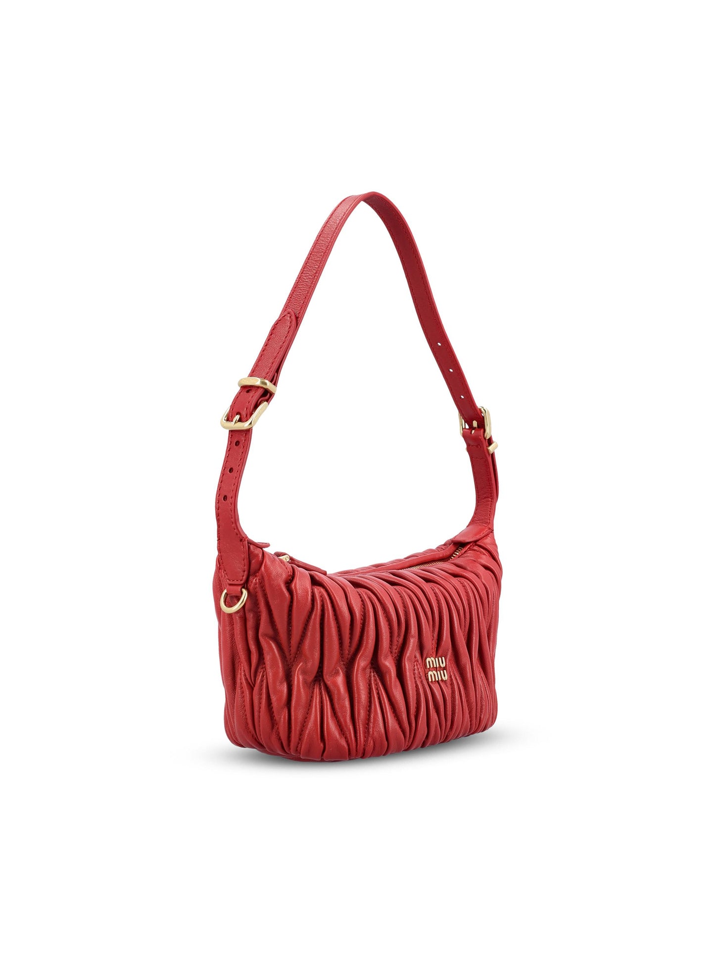 Pouch realizzata in pelle di agnello. 5BP100 AN88F0011 MIU MIU 