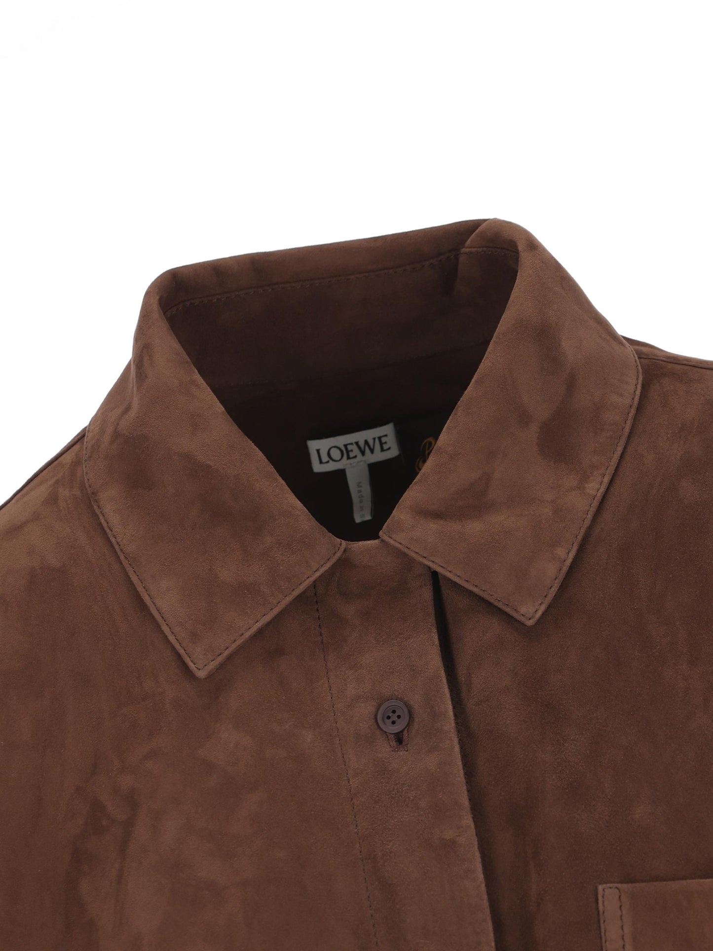 Camicia a maniche corte in pelle di capra. S616Y31L05 3110 LOEWE - PAULA'S IBIZA 