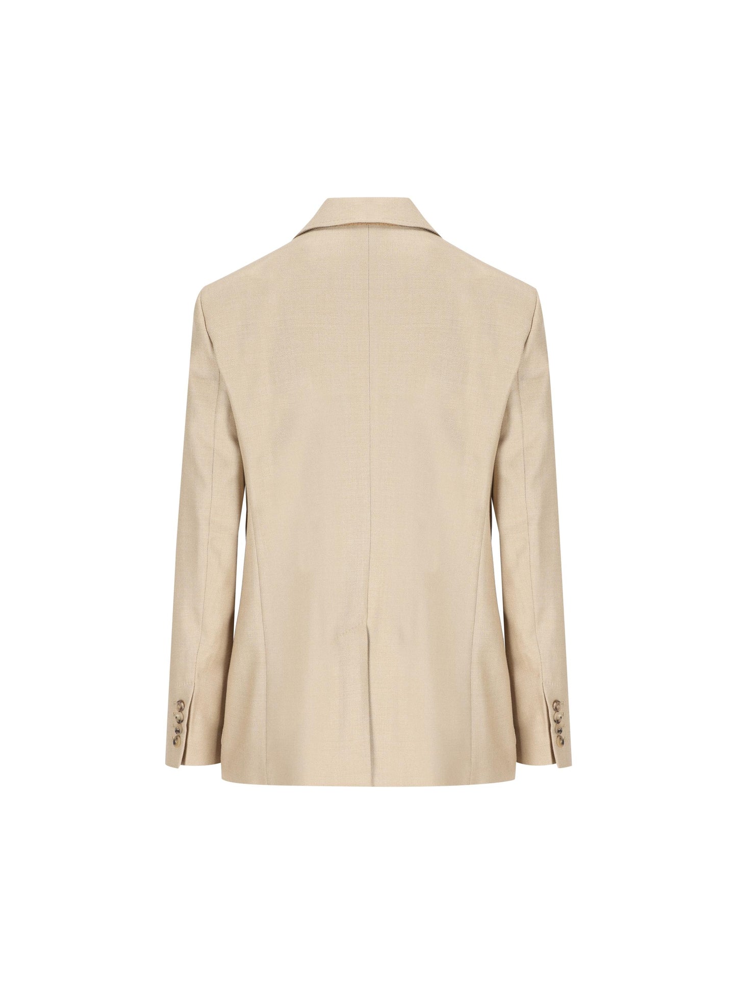 Blazer realizzato in canvas di lana e seta. 2611041111600 002 MAX MARA 