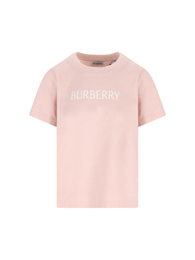 T-shirt in cotone con logo 8118976 C2989 BURBERRY 