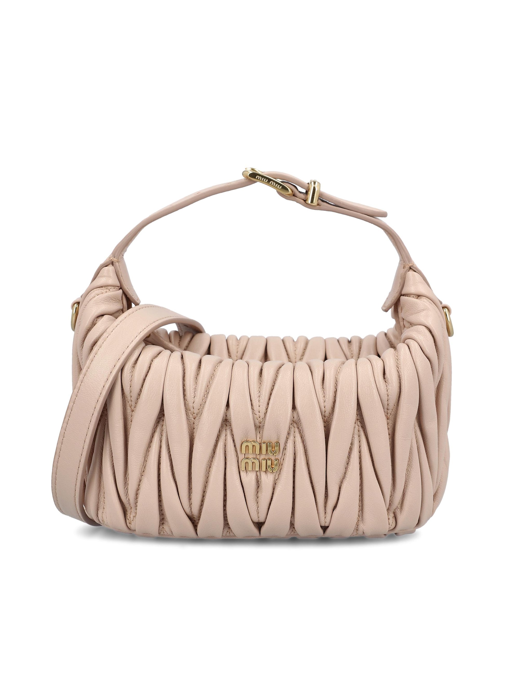 Pouch realizzata in pelle di agnello. 5BP100 AN88F0236 MIU MIU 