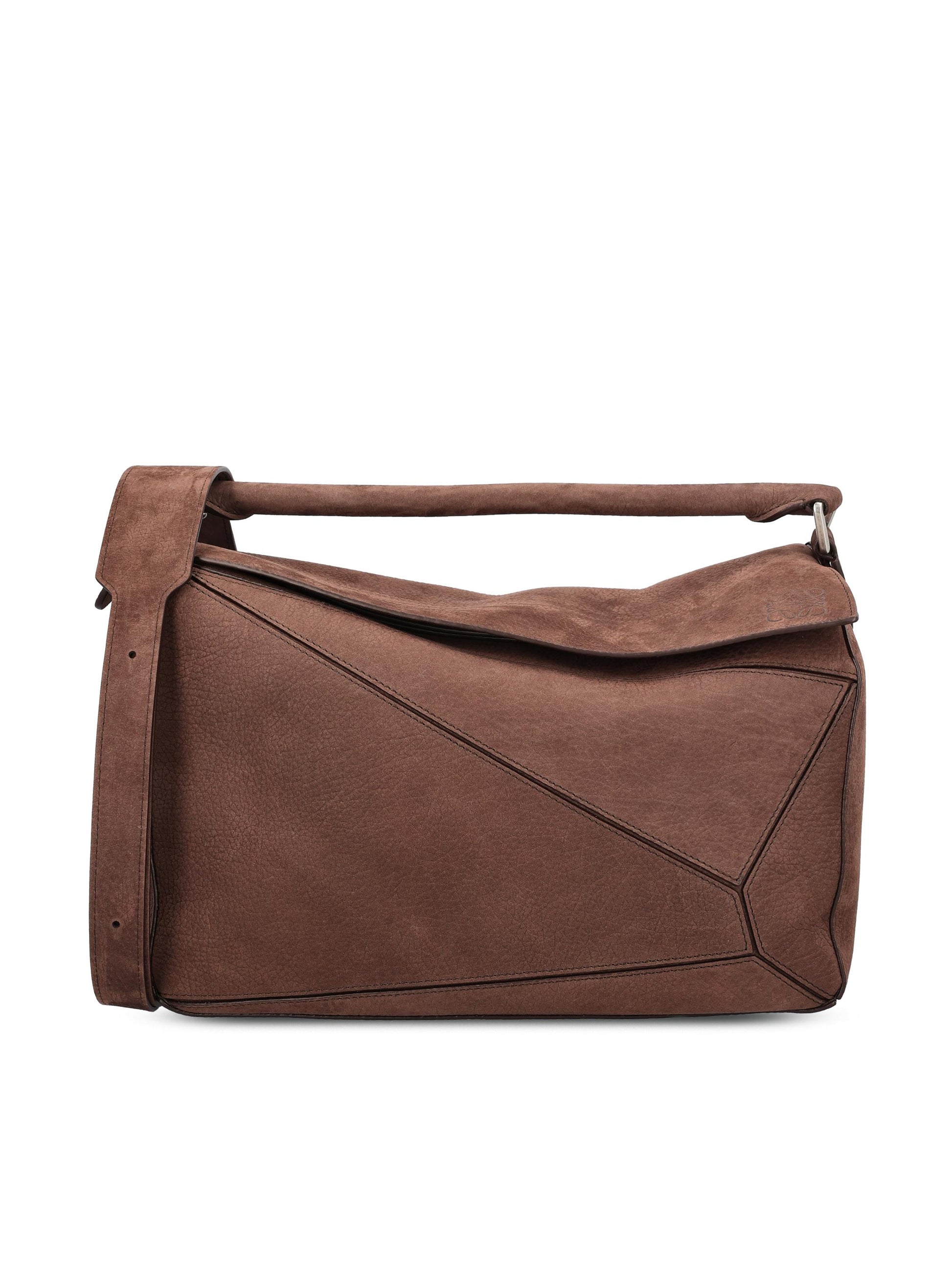 Borsa realizzata in nabuk B510PNLX05 18 LOEWE 