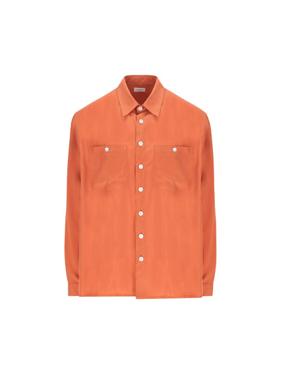 Maglia realizzata in seta. 854240 Y6J786550 SAINT LAURENT 