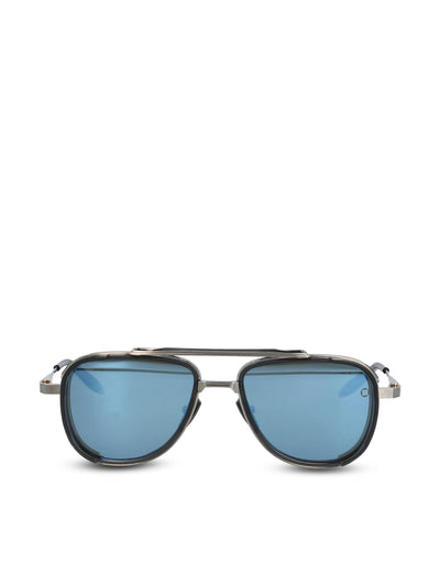 Occhiali da sole realizzati in titanio. AKS-525Y-54 BLK - GRY AKONI 