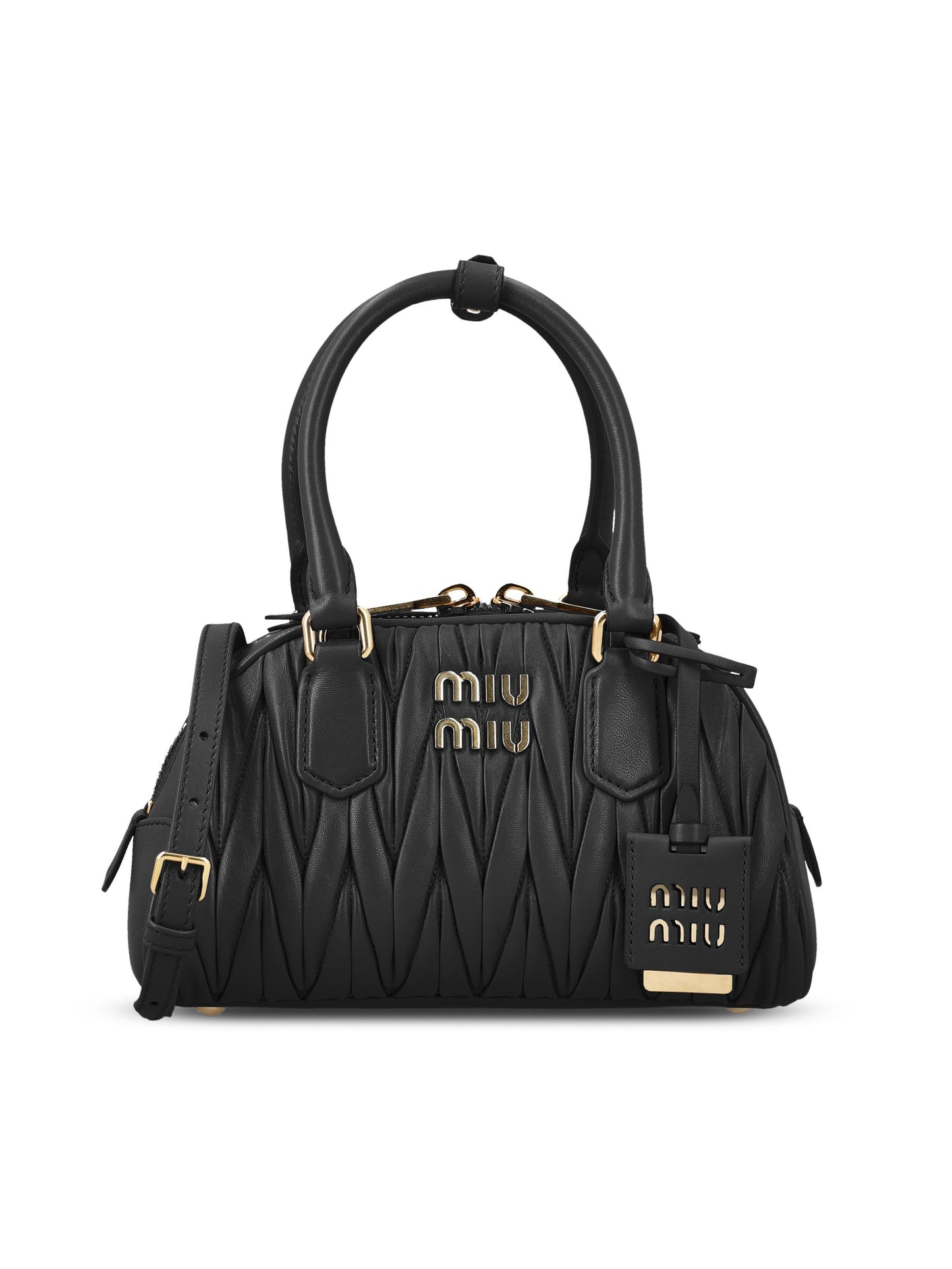 Borsa Arcadie in nappa matelassé 5BB191 AN88F0002 MIU MIU 