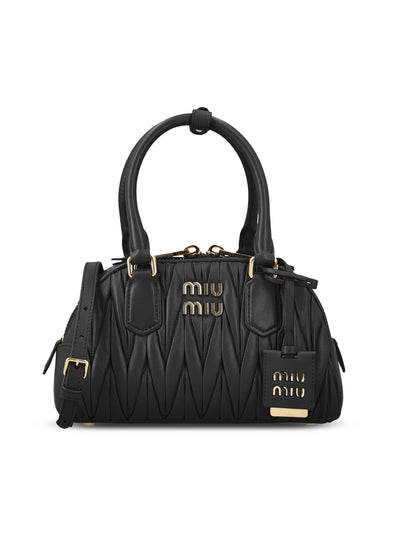 Borsa Arcadie in nappa matelassé 5BB191 AN88F0002 MIU MIU 